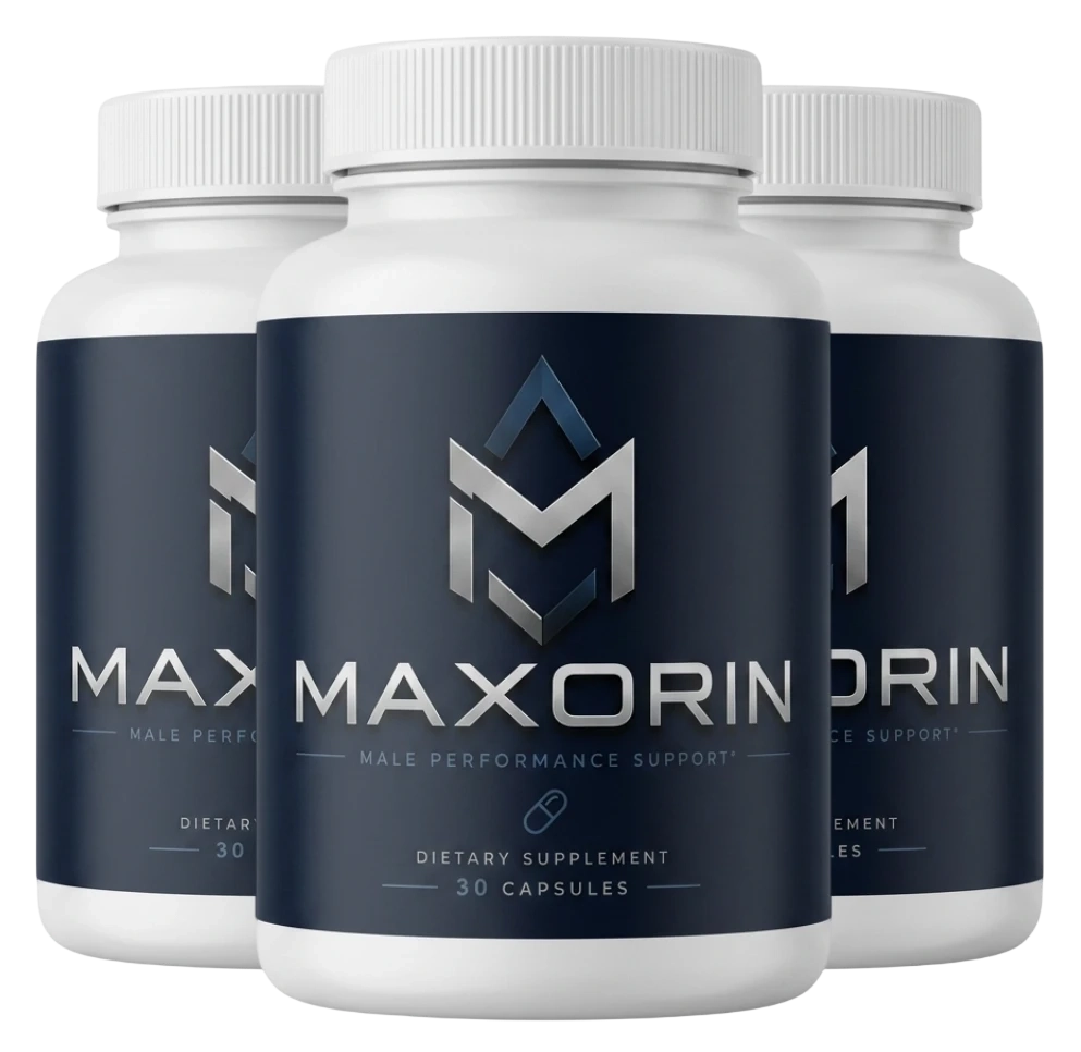 3 Bottles of Maxorin male performance capsules